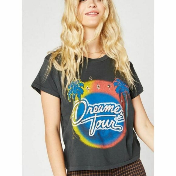 Daydreamer Tops - Daydreamer Dreamers Tour studded girlfriend tee si